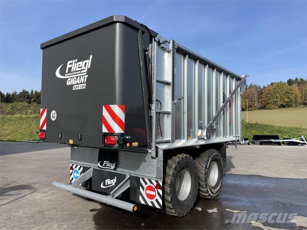 Fliegl ASW 160 FOX Lenkachse - Speed Cover Alte remorci