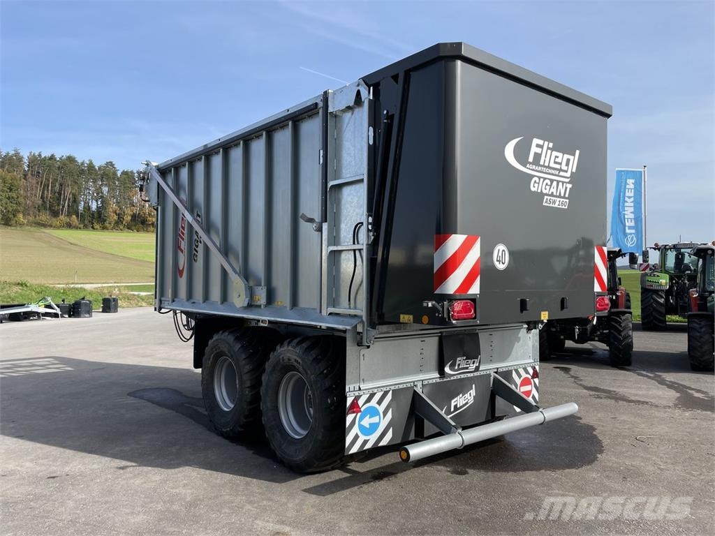 Fliegl ASW 160 FOX Lenkachse - Speed Cover Alte remorci