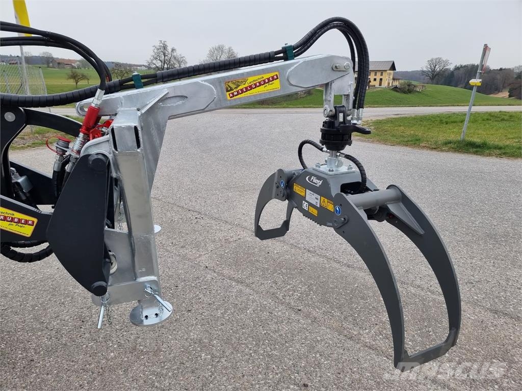 Fliegl Forstzange FZ 120 mit Rotator +Euroaufnahme Sonstige Forstmaschinen