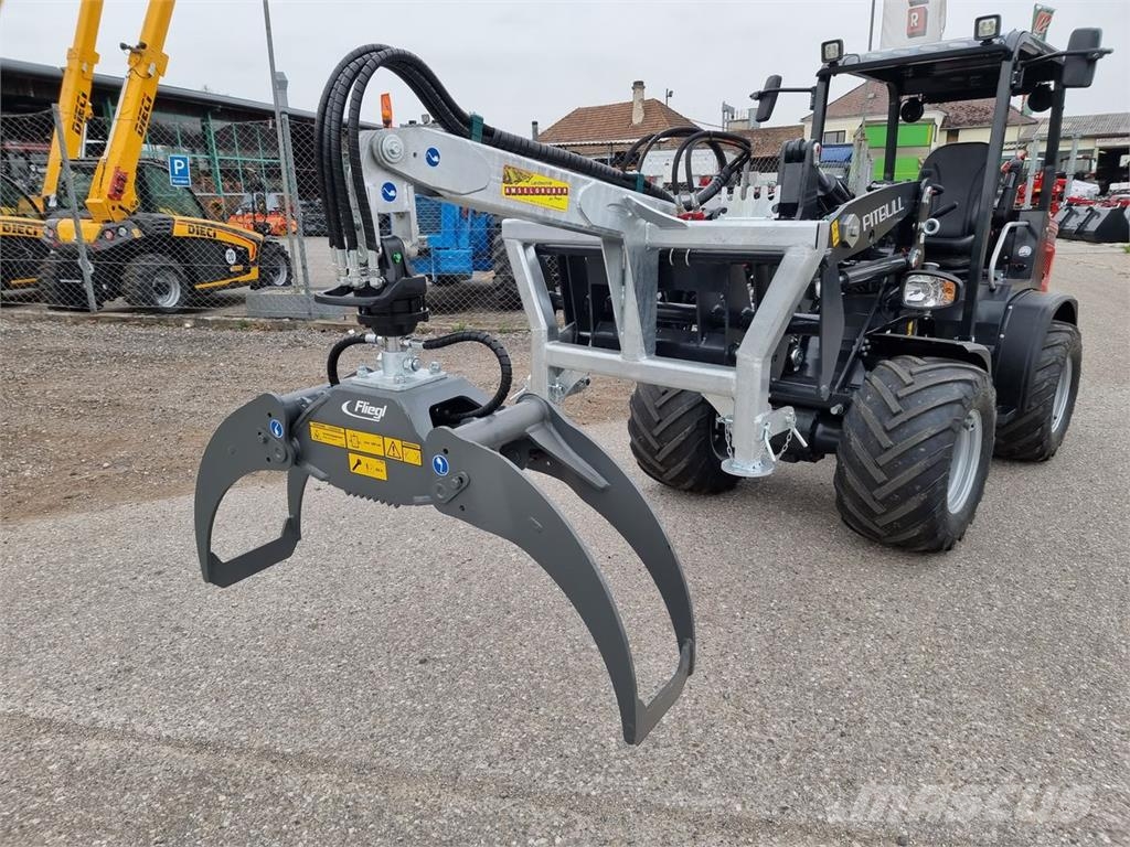 Fliegl Forstzange FZ 120 mit Rotator +Euroaufnahme Sonstige Forstmaschinen