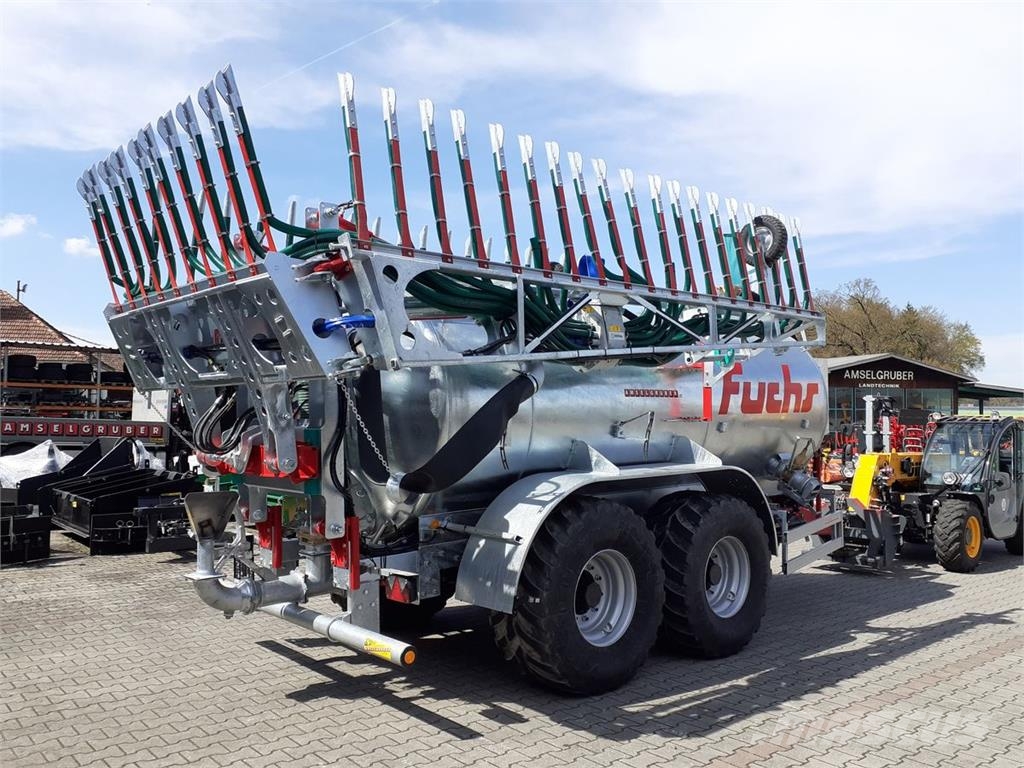 Fuchs VK 11 PRO TANDEM mit FSV 12 Meter FUCHS Schlepp Flytgödselspridare
