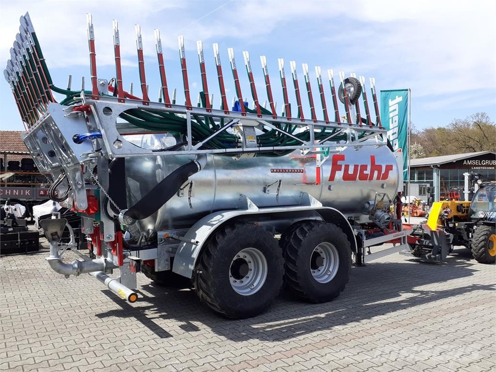 Fuchs VK 11 PRO TANDEM mit FSV 12 Meter FUCHS Schlepp Flytgödselspridare