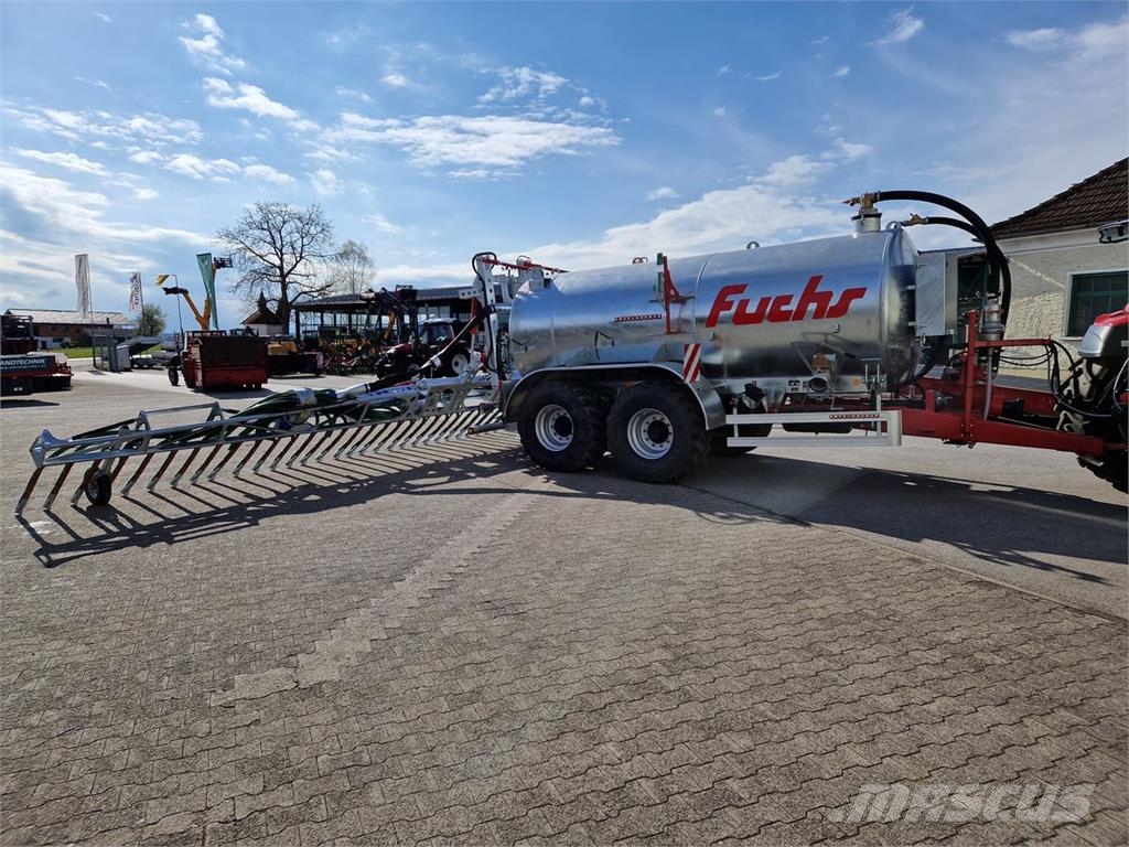 Fuchs VK 11 PRO TANDEM mit FSV 12 Meter FUCHS Schlepp Flytgödselspridare