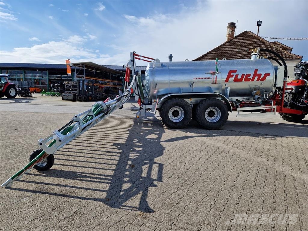 Fuchs VK 11 PRO TANDEM mit FSV 12 Meter FUCHS Schlepp Flytgödselspridare