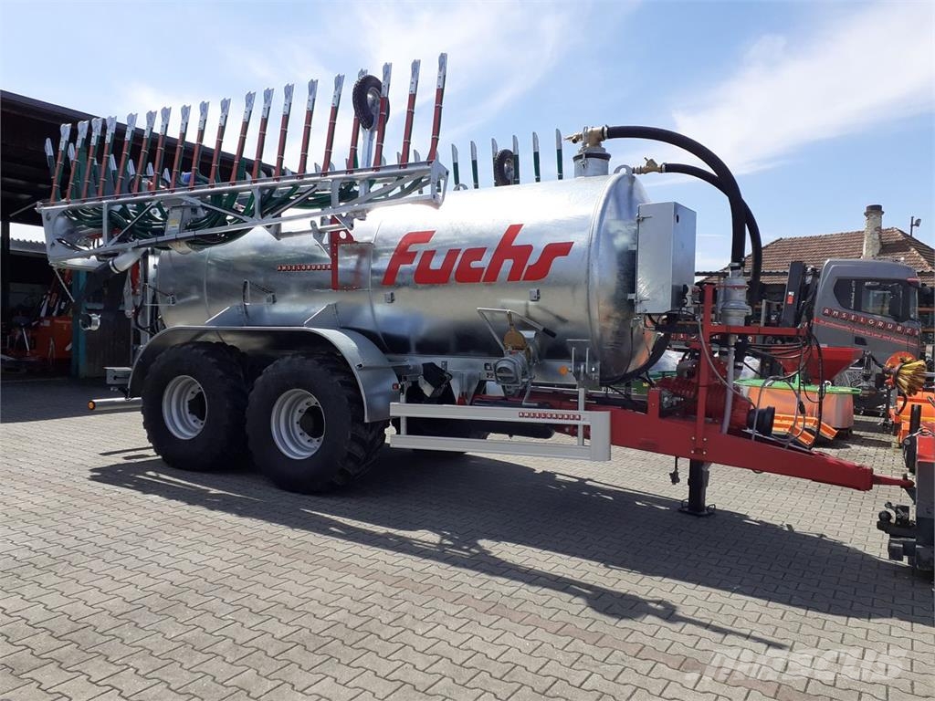 Fuchs VK 11 PRO TANDEM mit FSV 12 Meter FUCHS Schlepp Flytgödselspridare