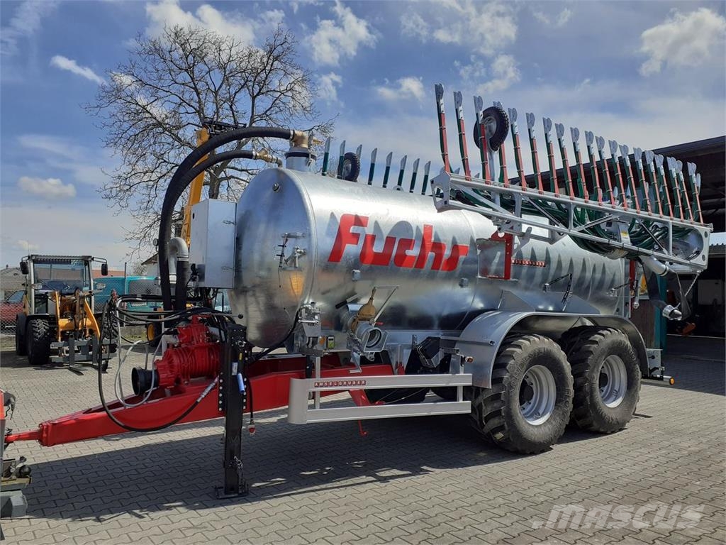 Fuchs VK 11 PRO TANDEM mit FSV 12 Meter FUCHS Schlepp Flytgödselspridare