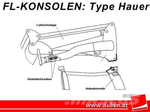 Hauer Diverse Konsolen (nur jene laut Text verfügbar!) ملحقات أخرى للجرارات