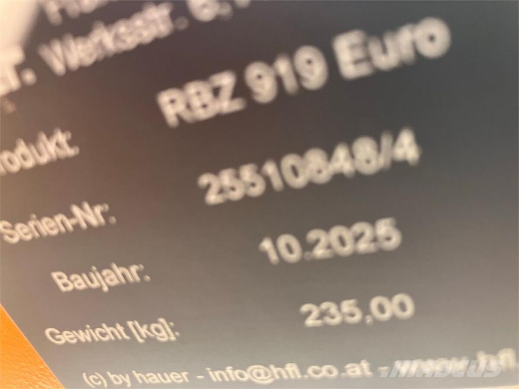Hauer RBZ 919 Euro Příslušenství předního nakladače