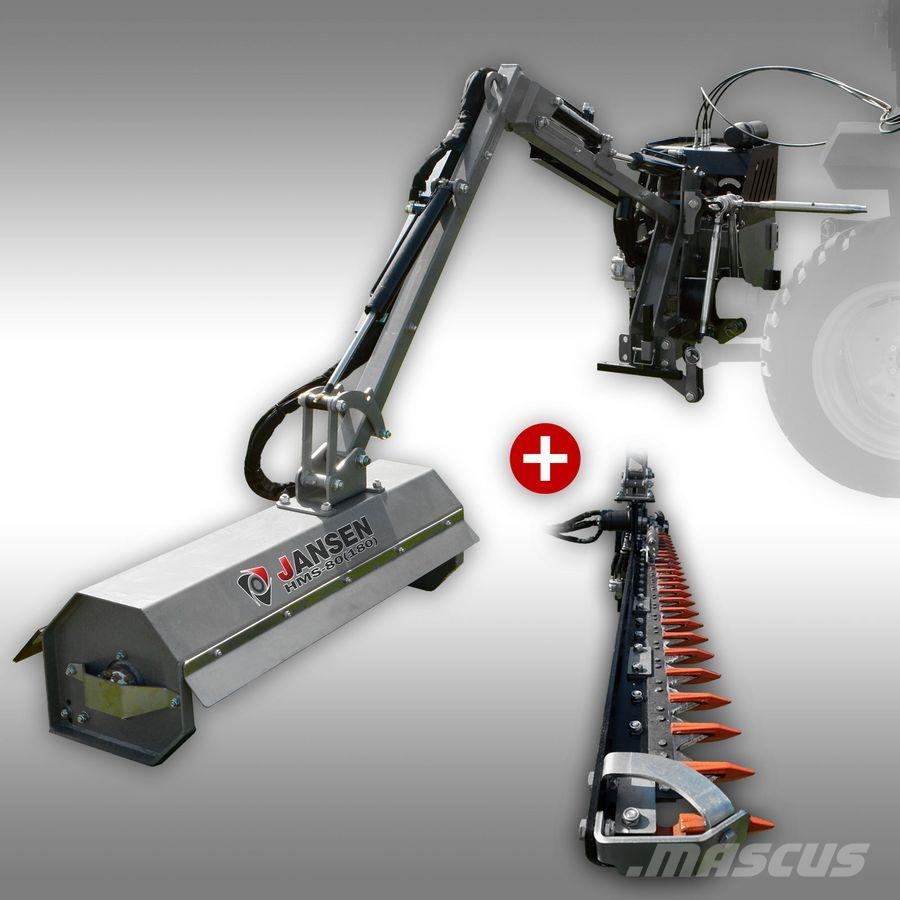 Hydraulischer Heckmulcher/Mähbalken Jansen HMS-1 Other sowing machines and accessories