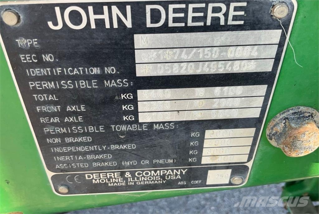 John Deere 5820 Traktorji