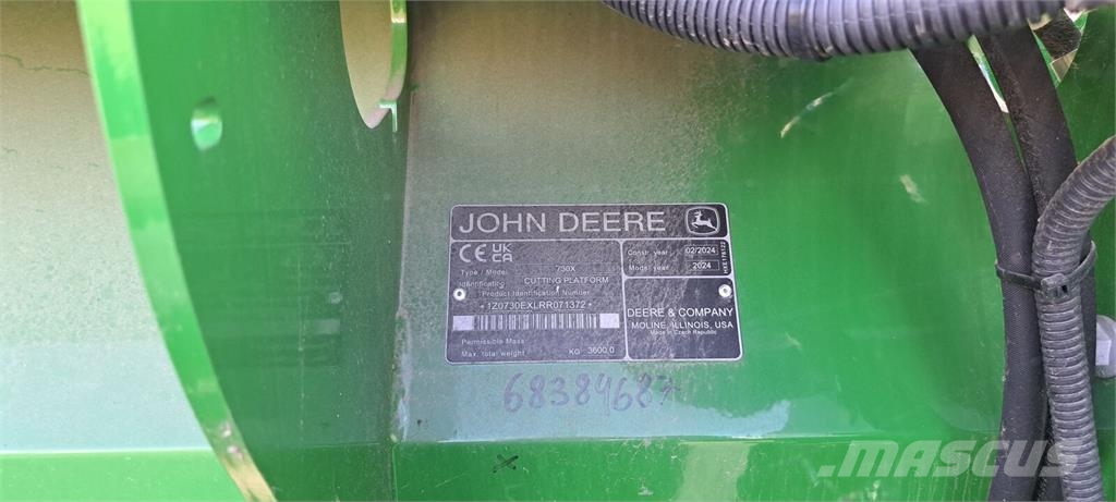 John Deere 730X Dodatna oprema za kombajne