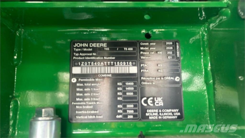 John Deere T5 400 Biçerdöverler