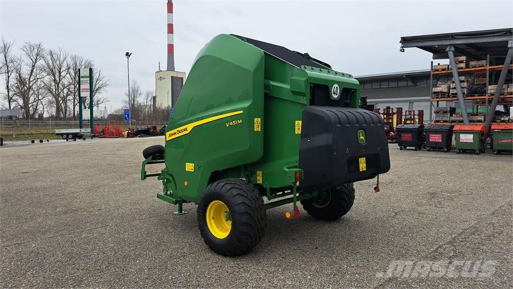 John Deere V451M محزمات مستديرة