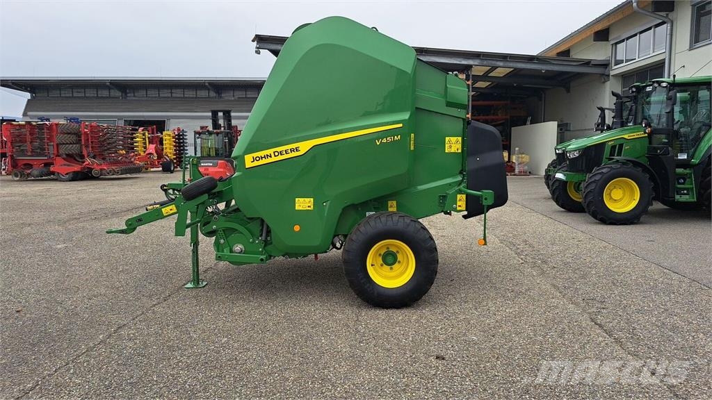 John Deere V451M محزمات مستديرة