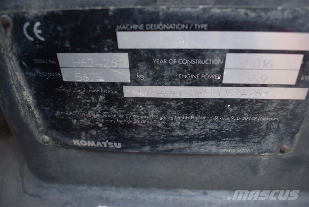 Komatsu WA70-7 Wheel loaders