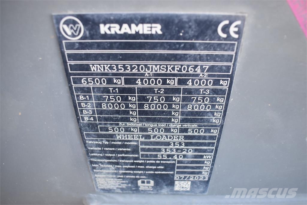 Kramer 5075 mit Straßenzulassung Wielladers