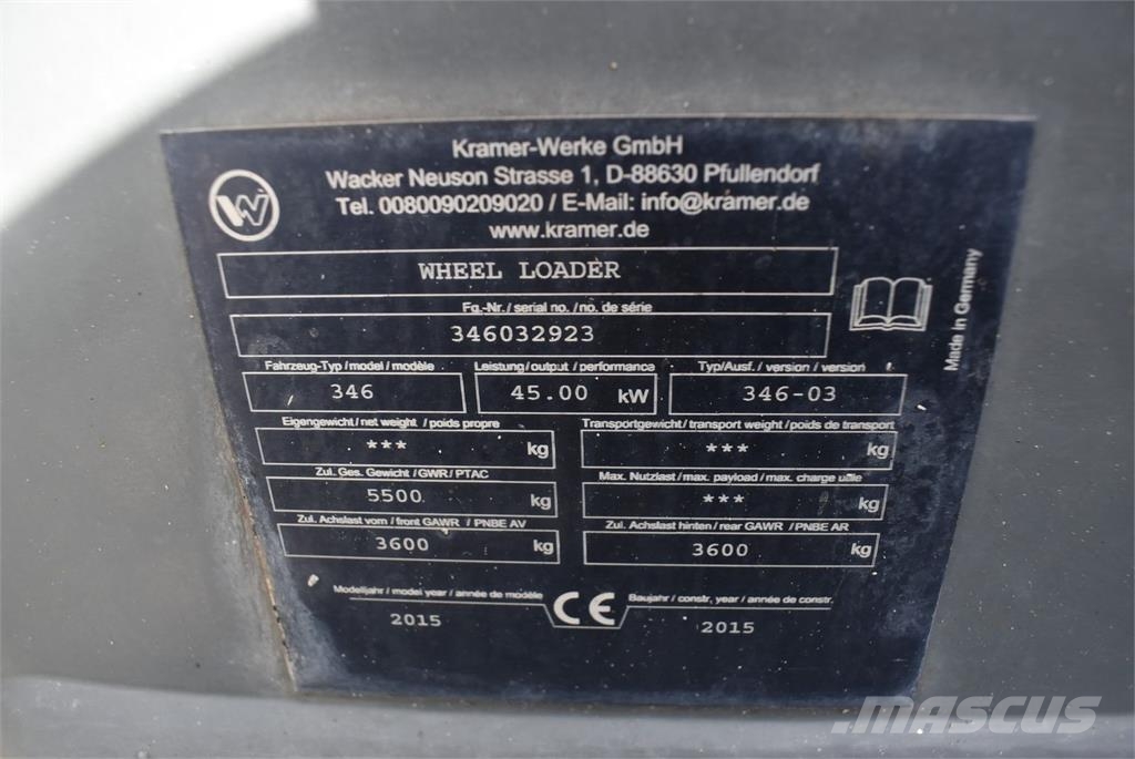 Kramer 750 Wheel loaders