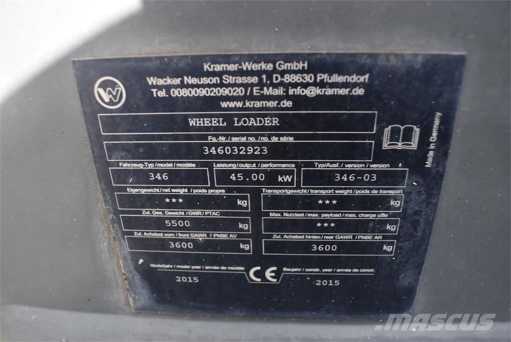 Kramer 750 Фронтальні навантажувачі