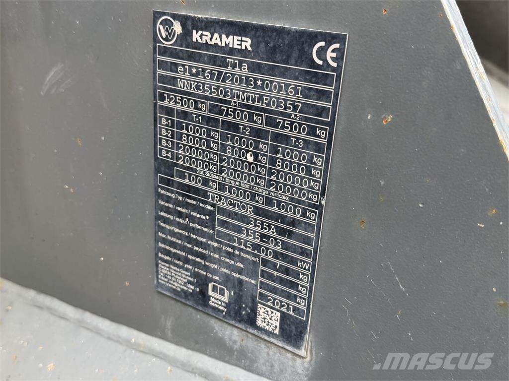 Kramer Kl55.8T Hoflader Radlader Teleskopradlader KT Te Gradbeništvo - drugo