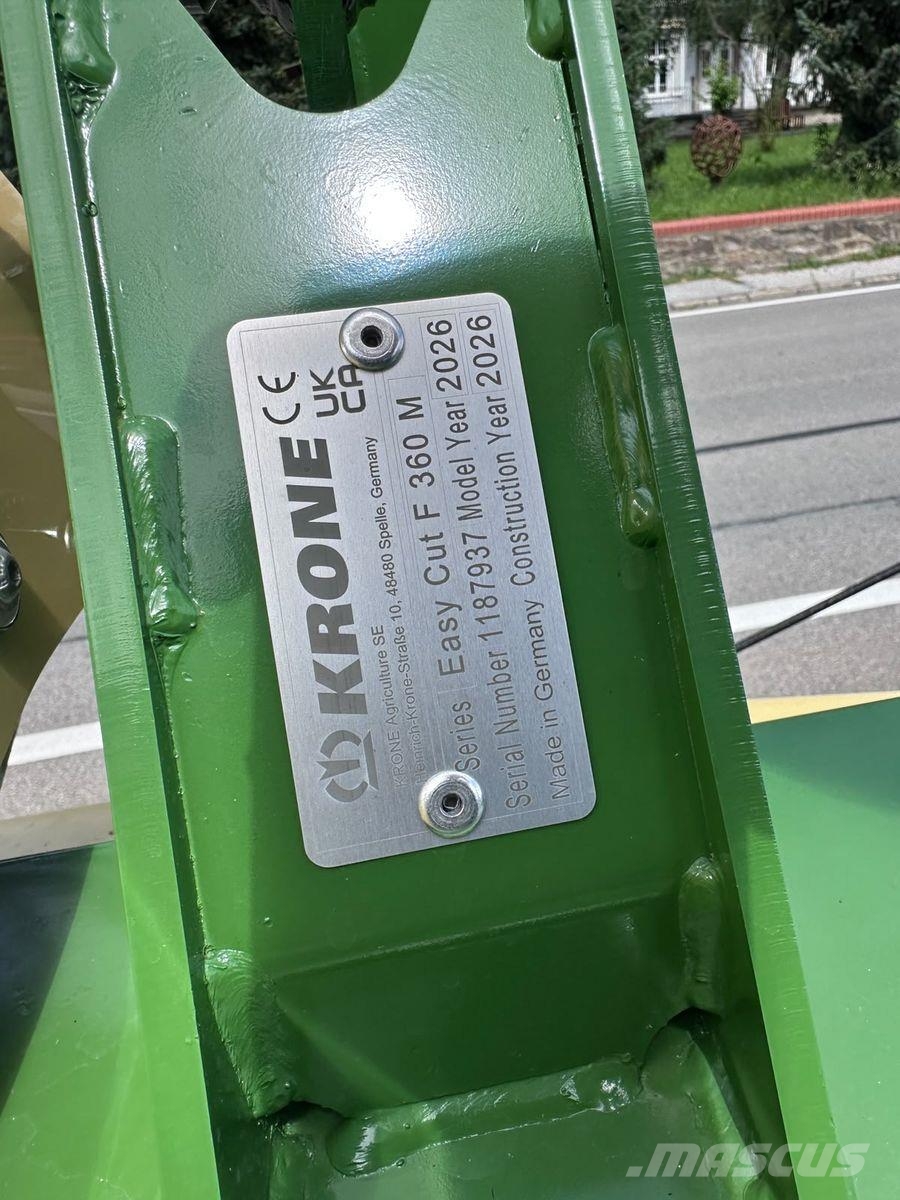 Krone Easy Cut F 360 M Segadoras