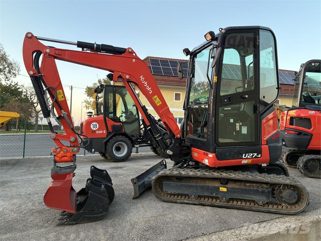 Kubota Bagger U27-4 Miniekskavaatorid < 7 t