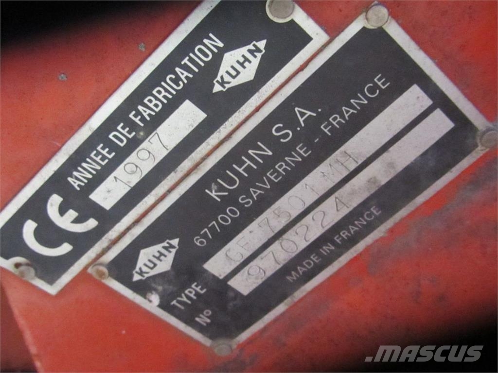 Kuhn GF 7501 MH مكابس وميبسات التبن