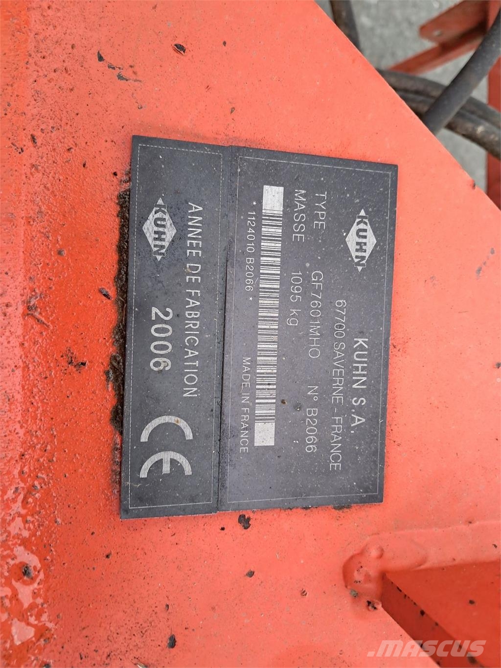 Kuhn GF 760 مكابس وميبسات التبن