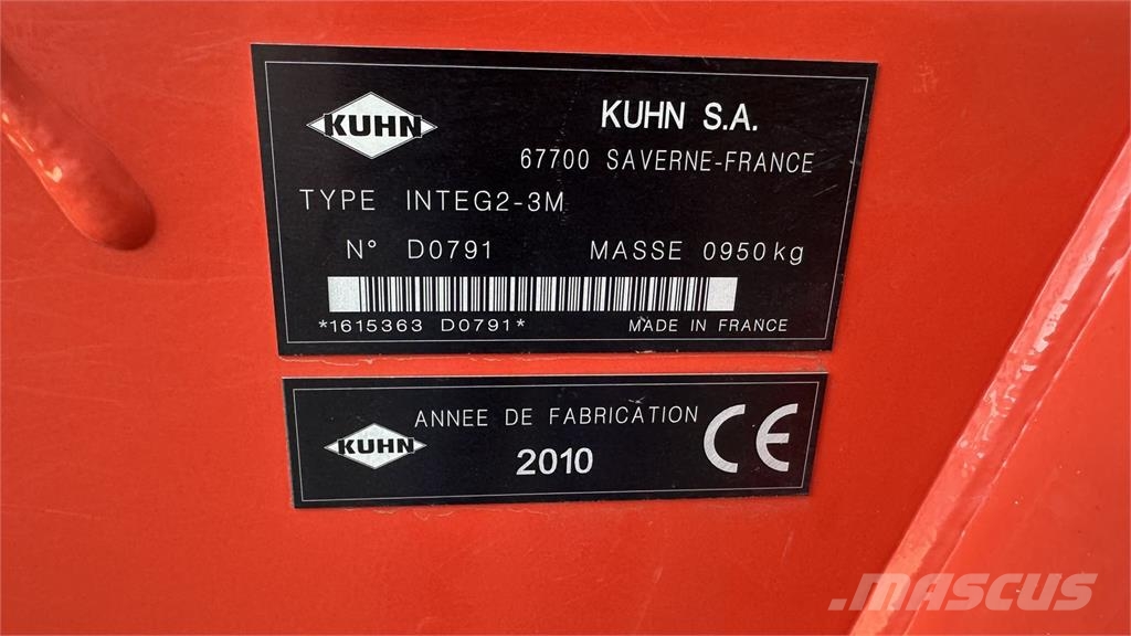 Kuhn HRB302D mit INTEG2-3M مثاقيب