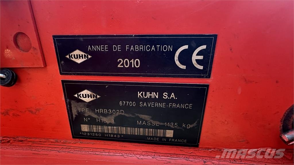 Kuhn HRB302D mit INTEG2-3M مثاقيب