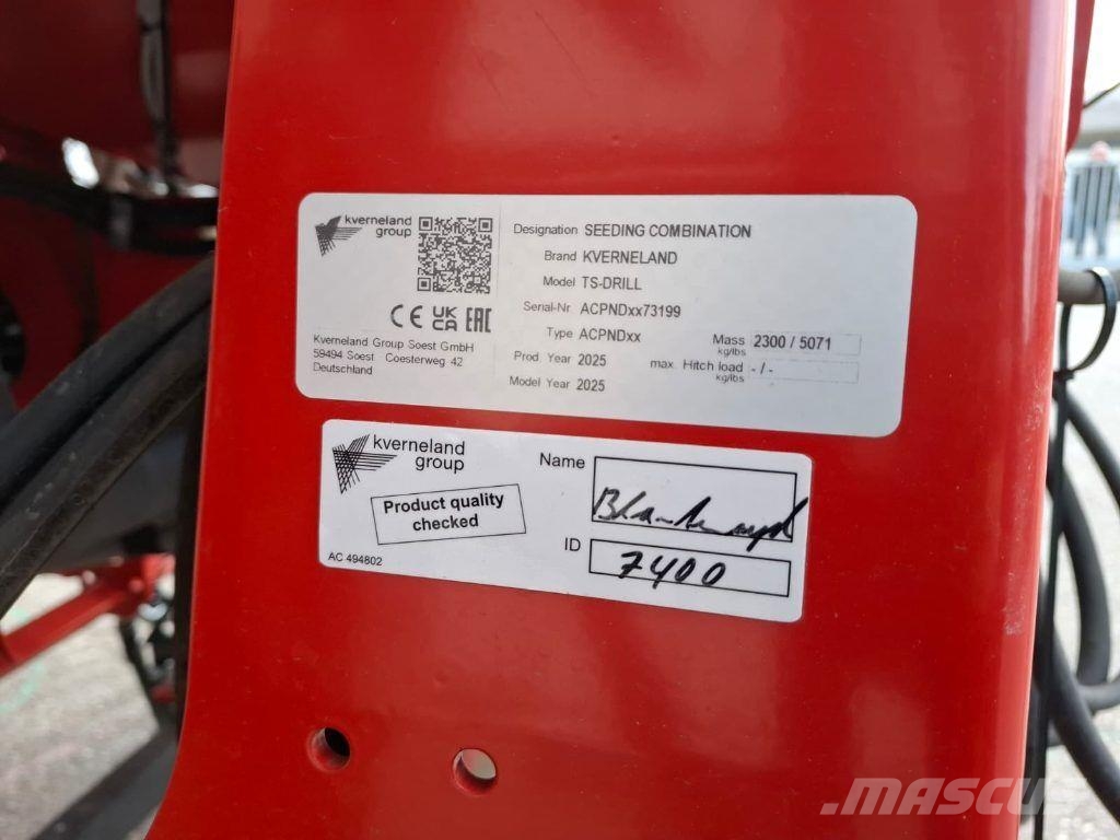 Kverneland ts-drill 4,8 m Overige grondbewerkingsmachines en accessoires