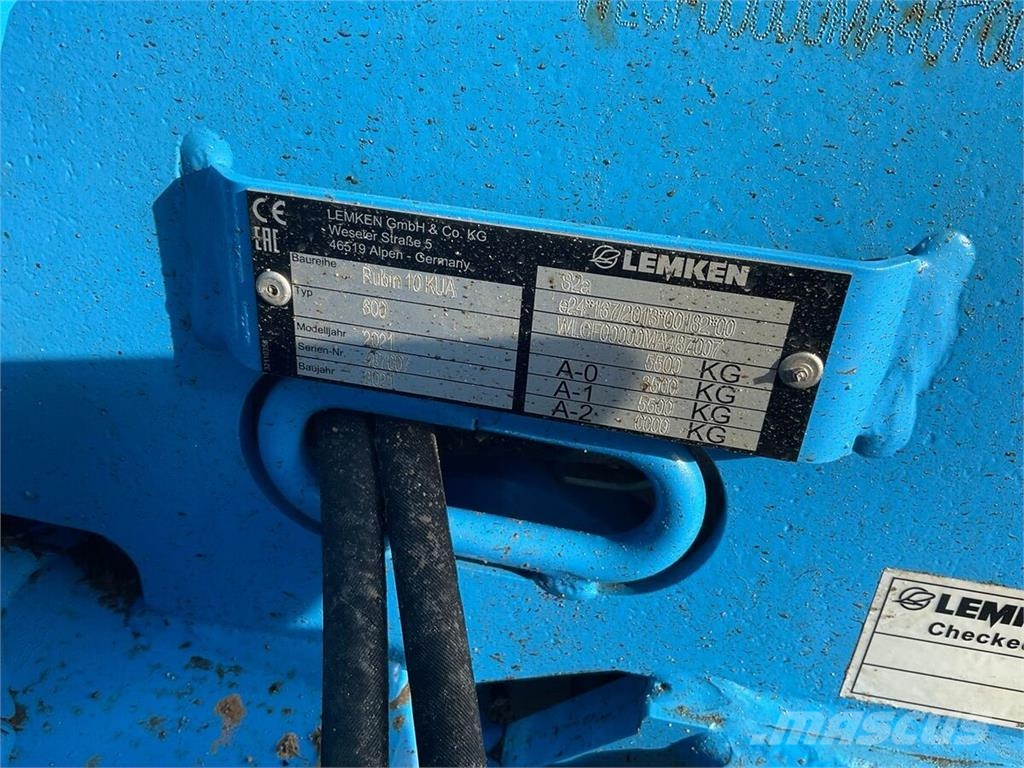 Lemken Rubin 10 KUA Tanjirače