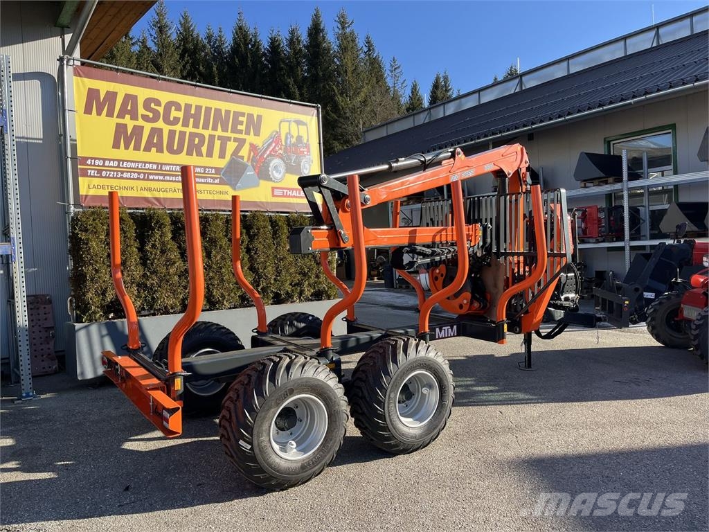 MTM Forest 10TX S60 mit MTM 7100 Kran 林業拖車