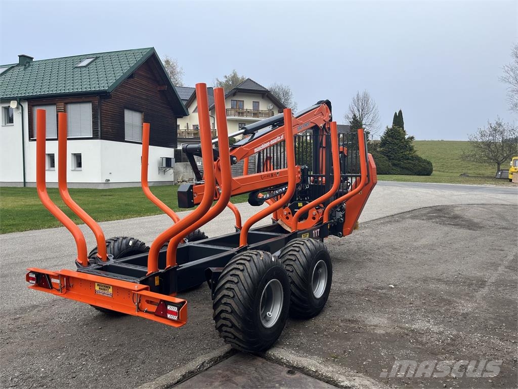 MTM Forest 11T Rückewagen mit MTM 7100 Orman römorkları