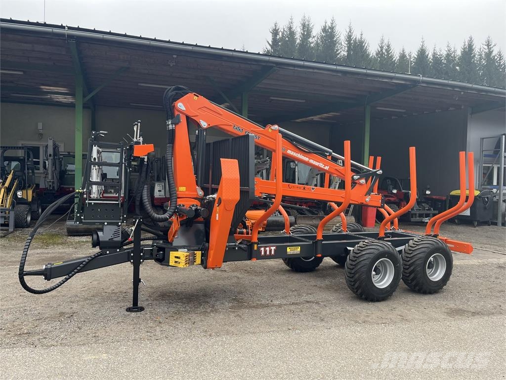 MTM Forest 11T Rückewagen mit MTM 7100 Orman römorkları