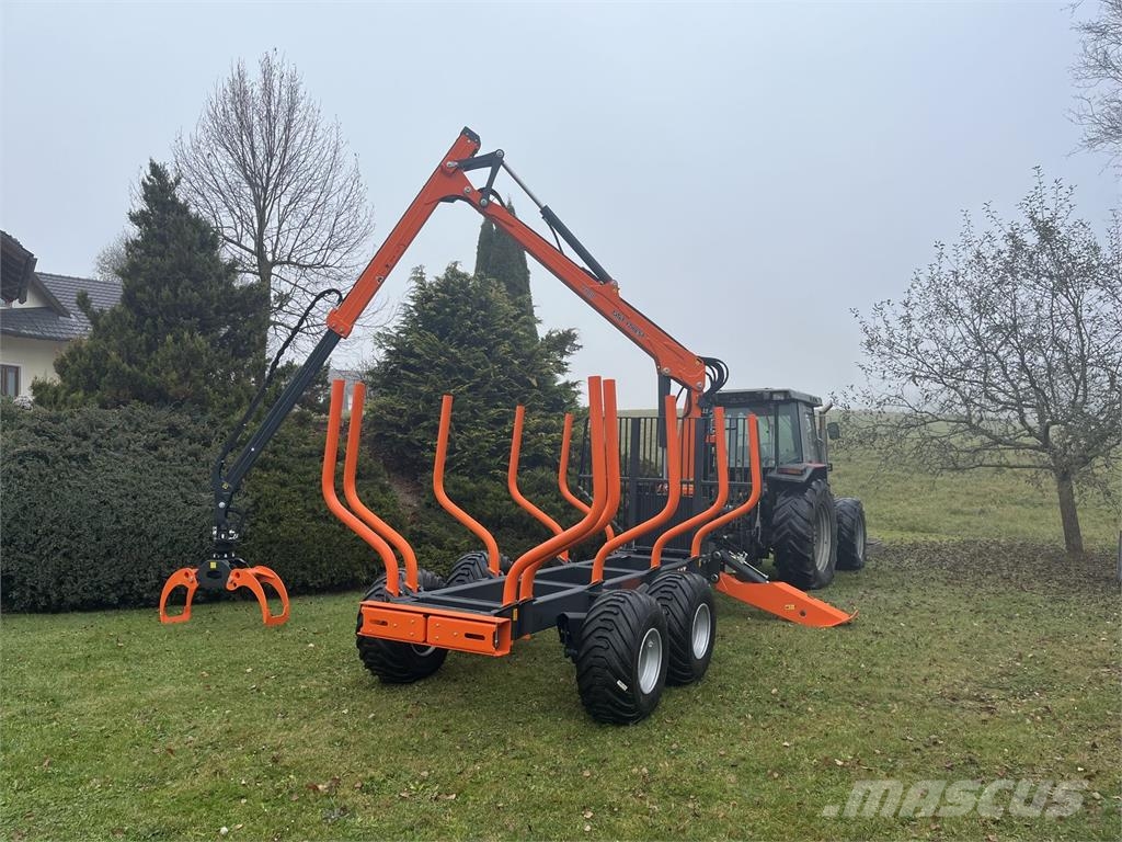 MTM Forest 11T Rückewagen mit MTM 7100 Orman römorkları