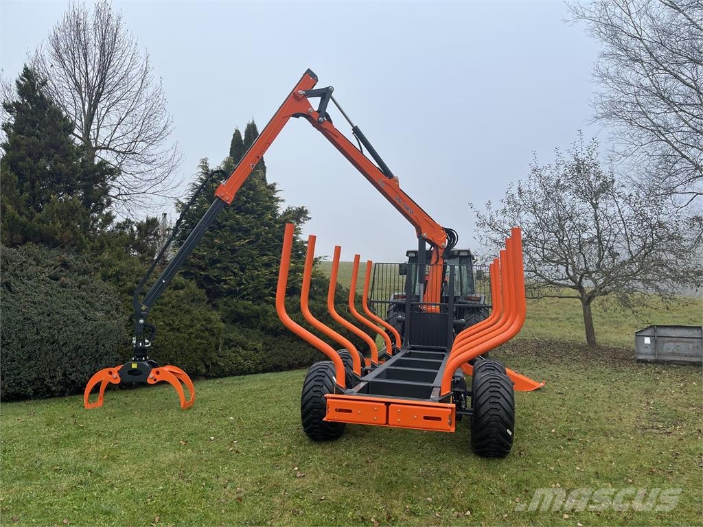 MTM Forest 11T Rückewagen mit MTM 7100 Orman römorkları