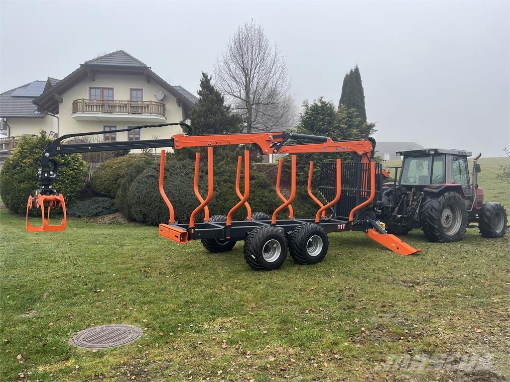 MTM Forest 11T Rückewagen mit MTM 7100 Orman römorkları