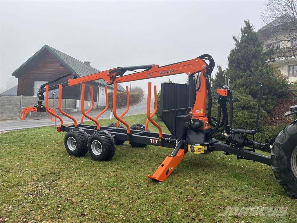 MTM Forest 11T Rückewagen mit MTM 7100 Orman römorkları
