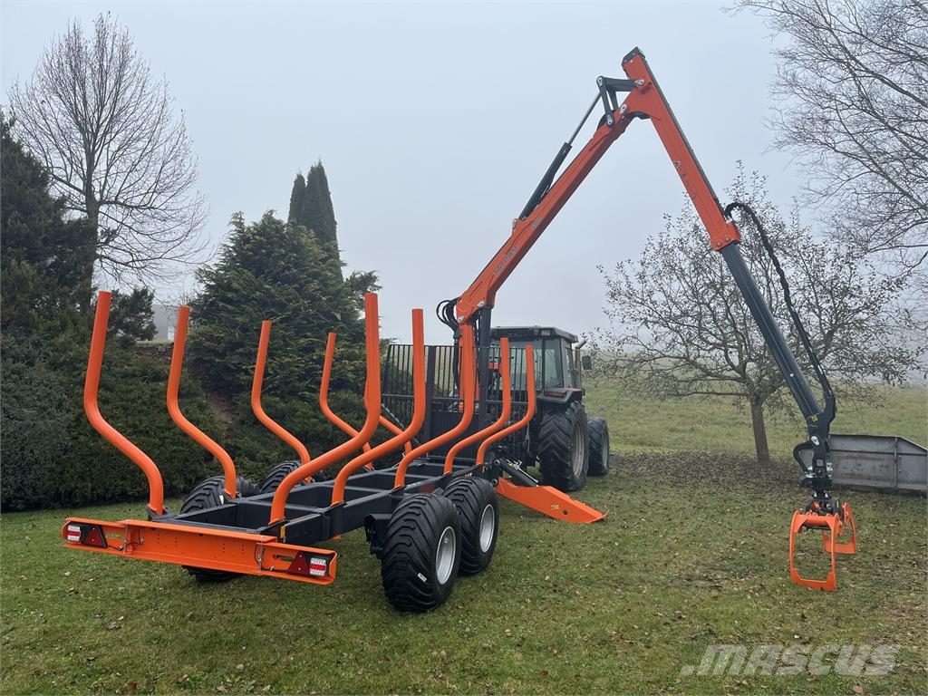 MTM Forest 11T Rückewagen mit MTM 7100 Orman römorkları