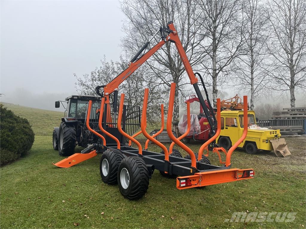 MTM Forest 11T Rückewagen mit MTM 7100 Orman römorkları