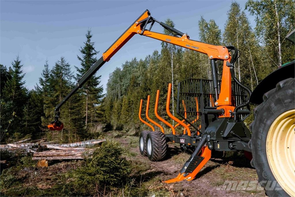  MTM Forest Rückewagen 10 - 17 Tonnen, MTM 7,1m - 9 Meža piekabes