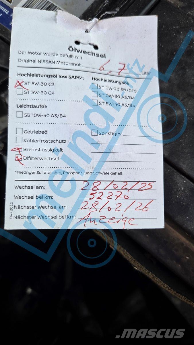 Nissan Navara Otra maquinaria agrícola