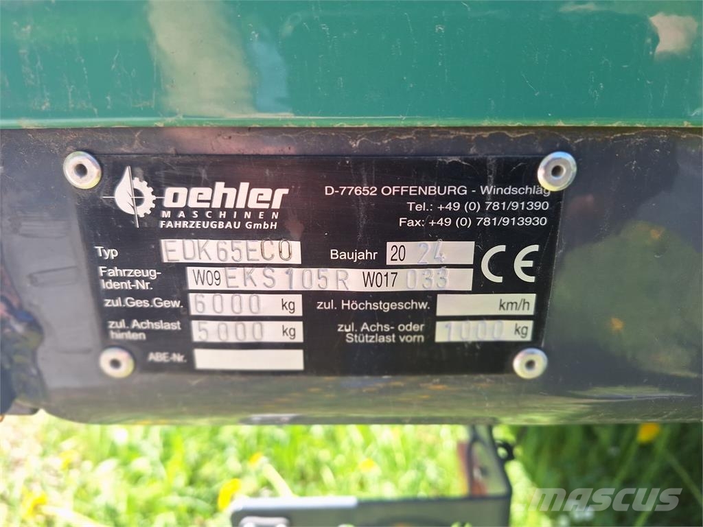 Oehler OL EDK 65 ECO Vyklápacie prívesy