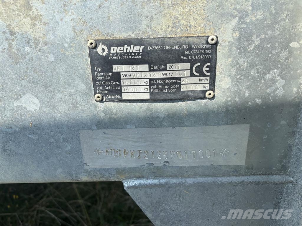 Oehler VKT 120 Cisterne za gnojnico