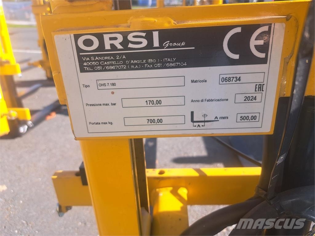 Orsi OHS 7.180 1 TR FRS Cits traktoru papildaprīkojums