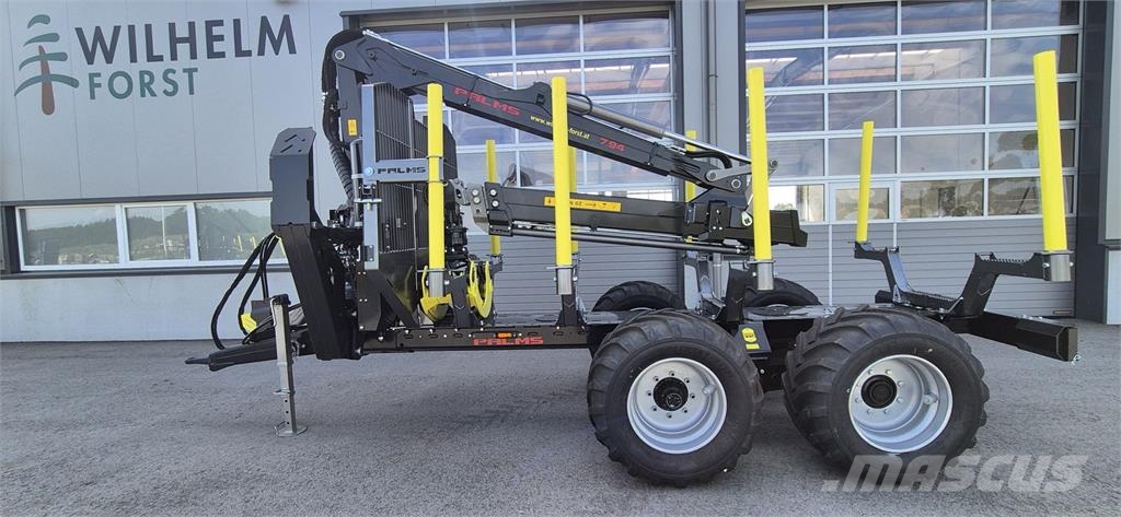 Palms H 12U WD mit Antrieb BB250 Remorque forestière avec grue