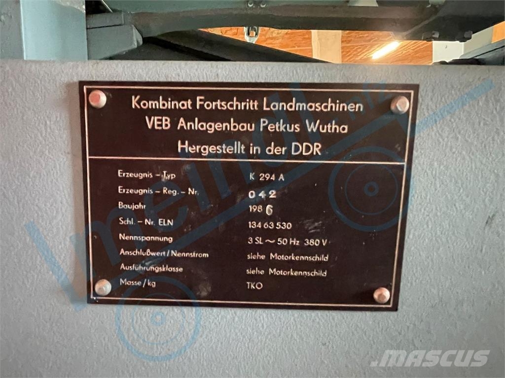 Petkus K294 معدات تنظيف الحبوب