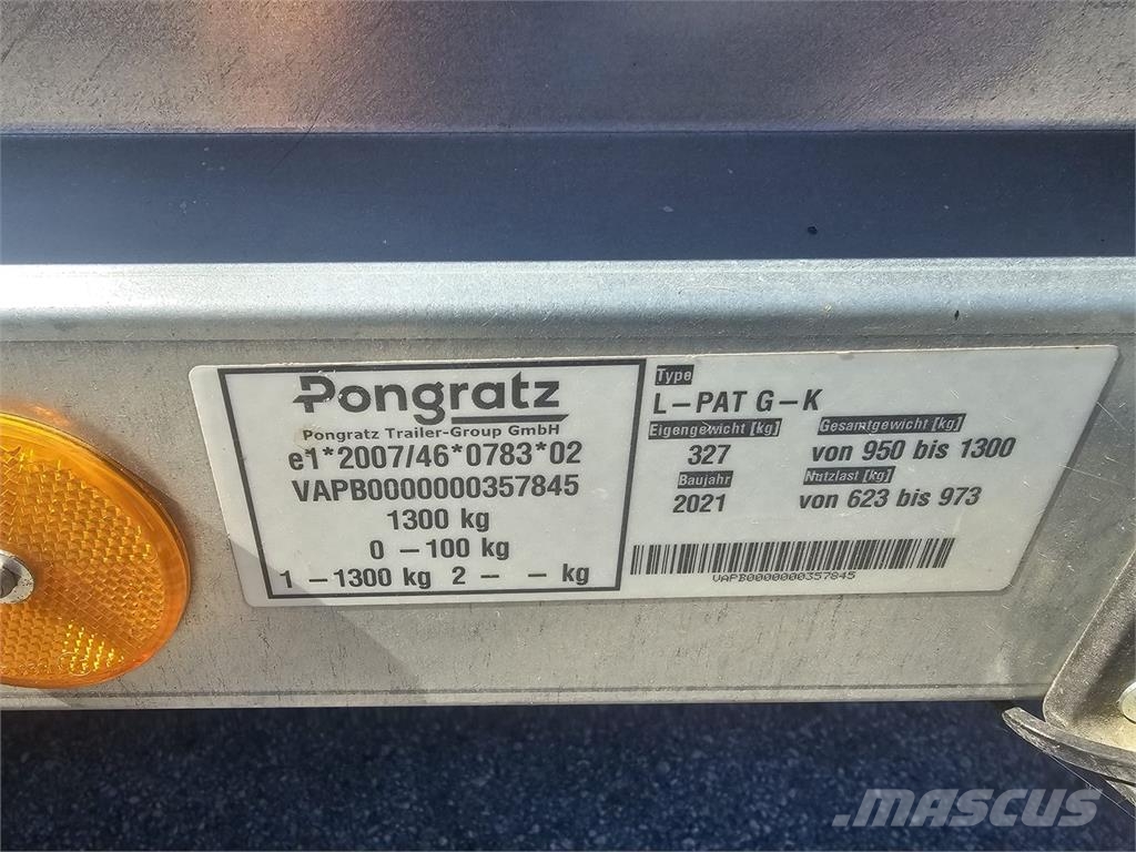 Pongratz PAT 250/16G Інші причепи