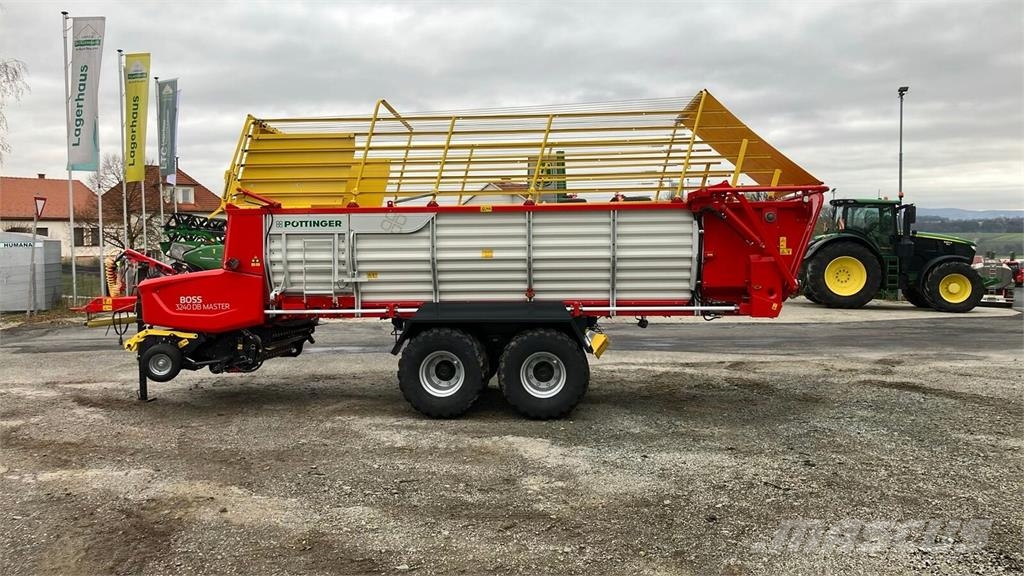 Pöttinger Boss 3240 DB Master Önrakodó pótkocsik