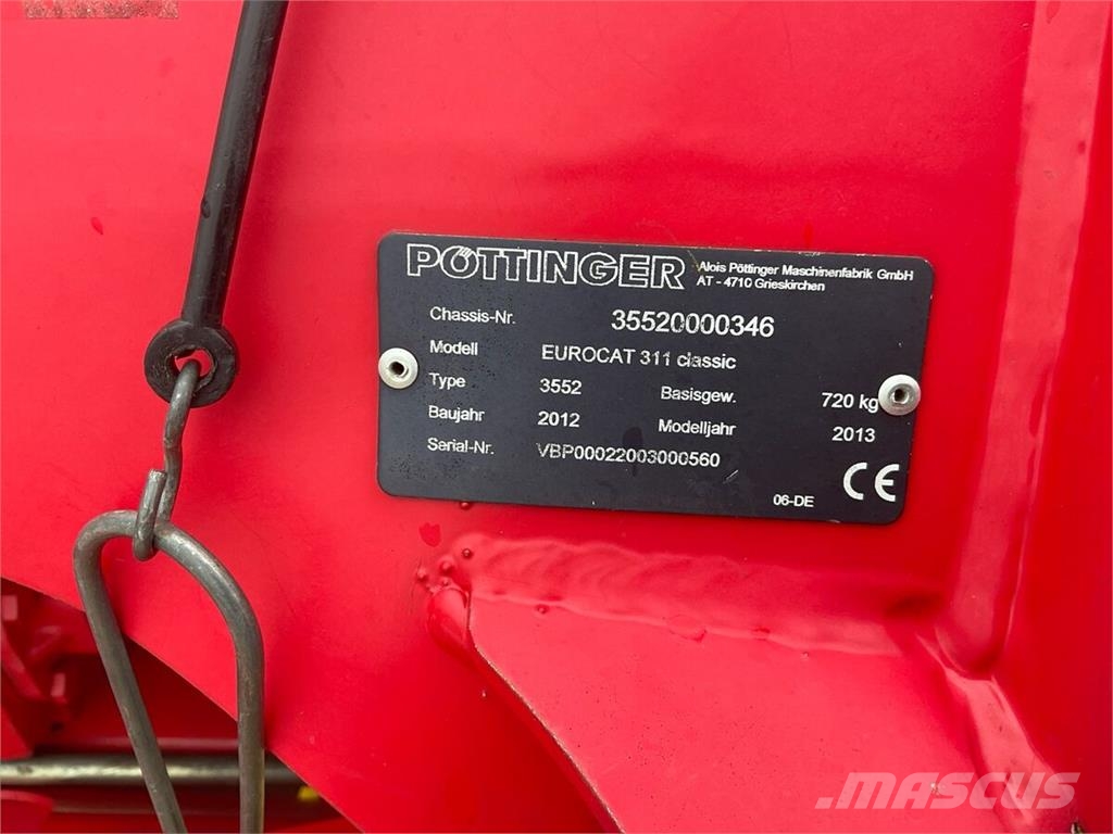 Pöttinger Eurocat 311 classic Maaiers